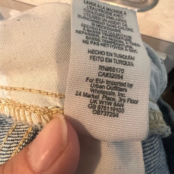 Free People Girlfriend Straight Leg Jeans Ankle Cropped Women's Size 30L 30 Long - Picture 14 of 14